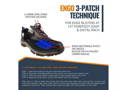 ENGO 3-patch technique for edge blisters at 1st forefoot joint & distal arch