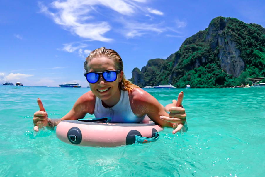 Funwater inflatable bodyboard in Canada