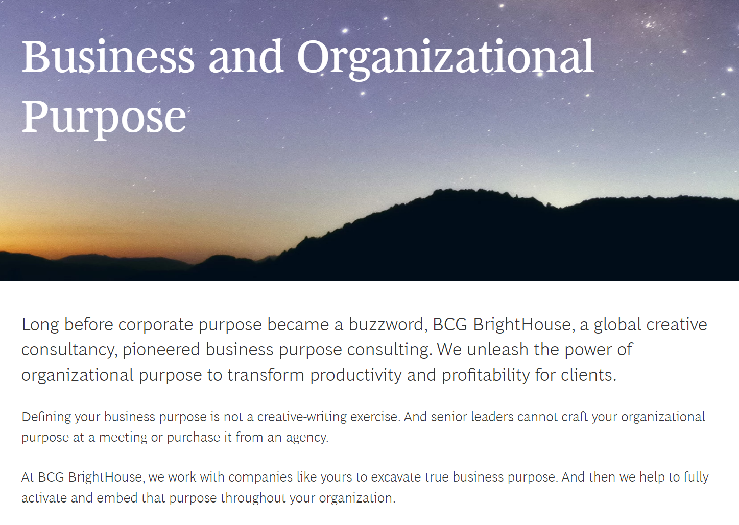 Boston Consulting Group product / service