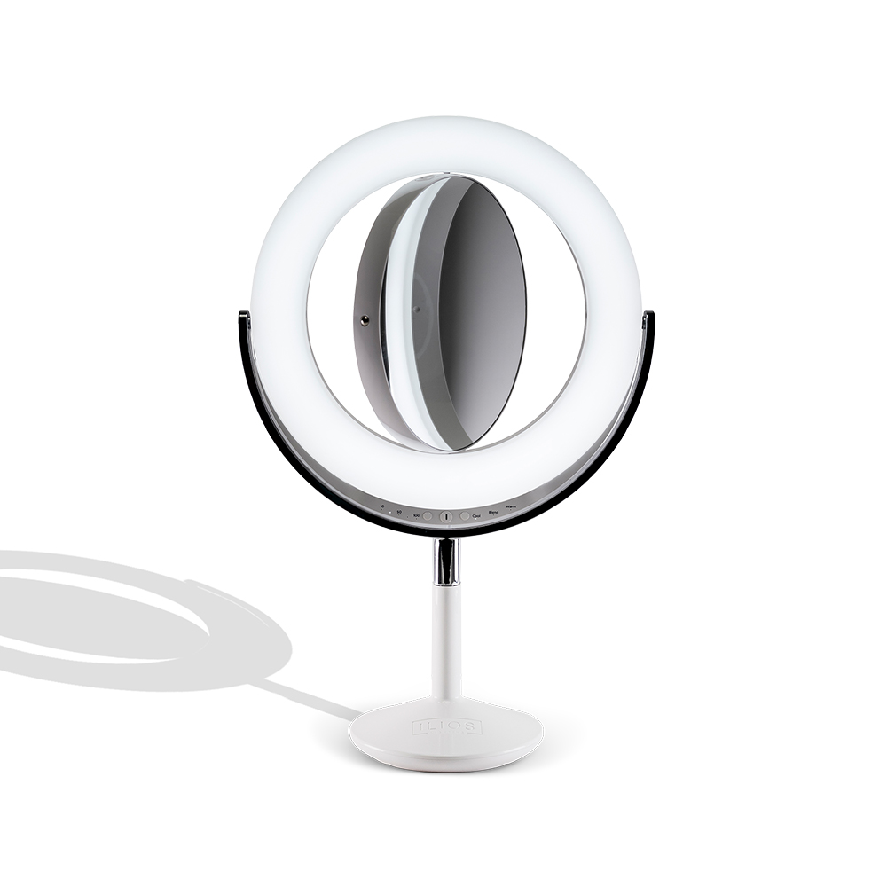 ilios lighting makeup mirror light ring 1x 5x magnified
