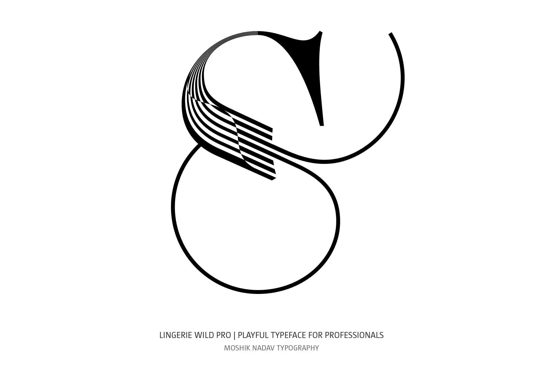 Original ampersand for logos and fashion by Moshik Nadav Typography