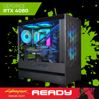 G5 Pop Air with Intel Core i9-13900K Processor and NVIDIA GeForce RTX 4080 Graphics That's Cyberpunk 2077 Phantom Liberty Ready