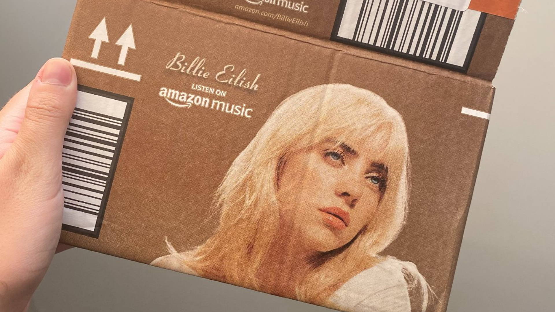 Featured image for Amazon Shippers Featuring Billie Eilish Getting Resold On eBay Because Reasons