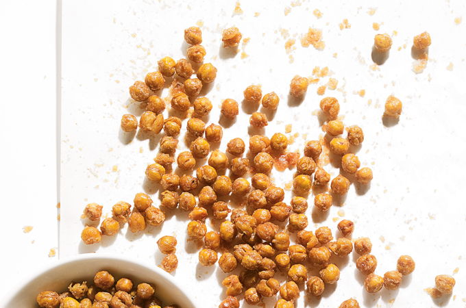 Pois chiches croquants cannelle-érable