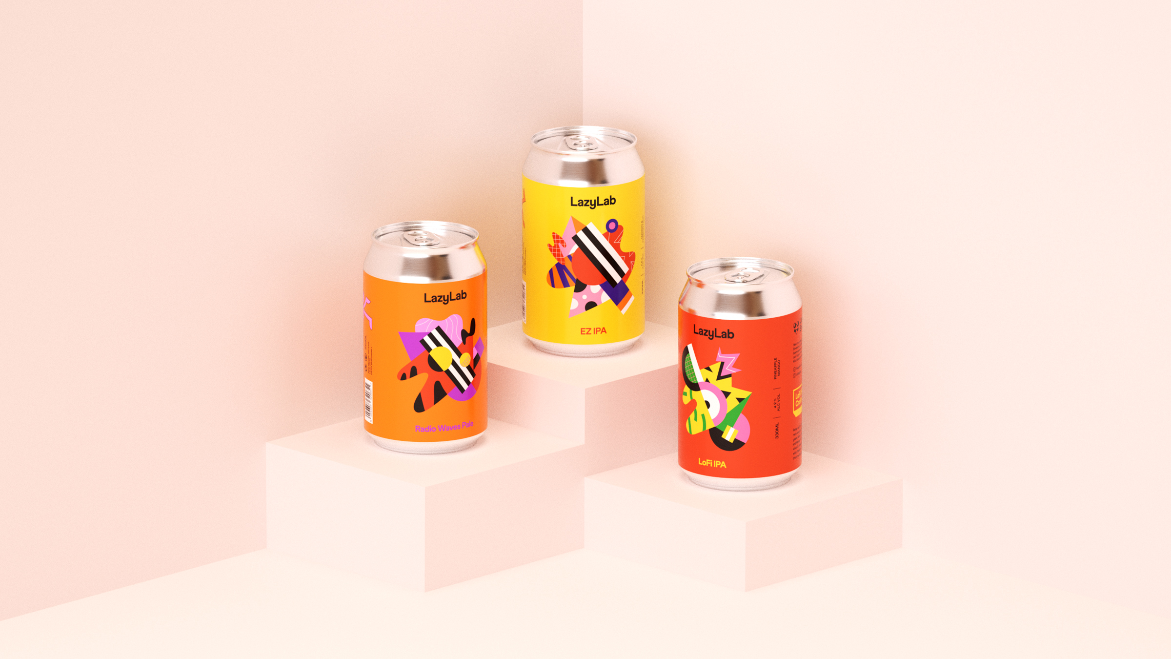 LazyLab Is Buzzing With Energy | Dieline - Design, Branding & Packaging ...