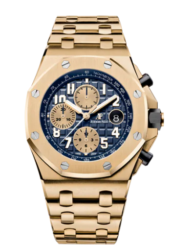 Royal Oak Offshore 26470 Yellow Gold / Blue