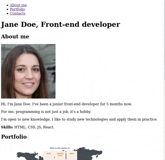 Stage implement · Making a site · Hyperskill