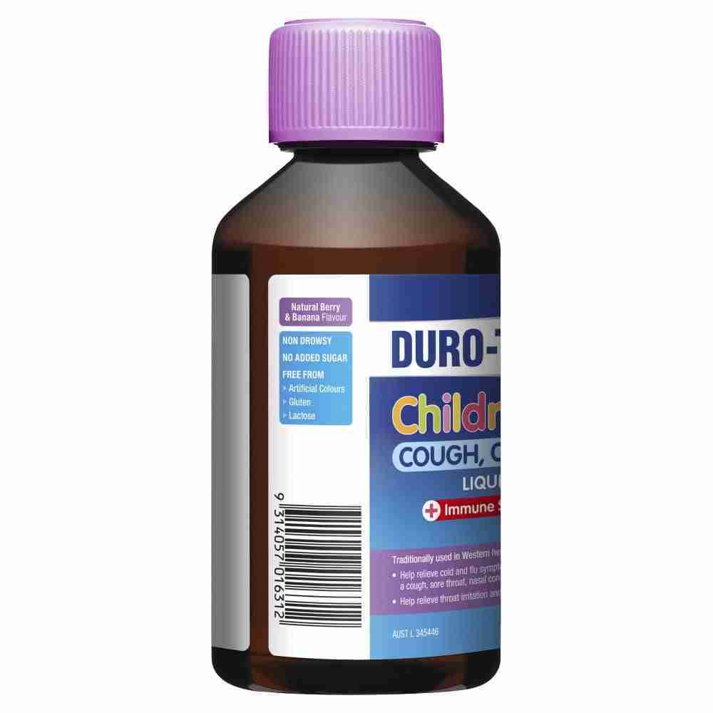 DURO-TUSS Children's Cough, Cold & Flu Liquid 200mL - Image 4