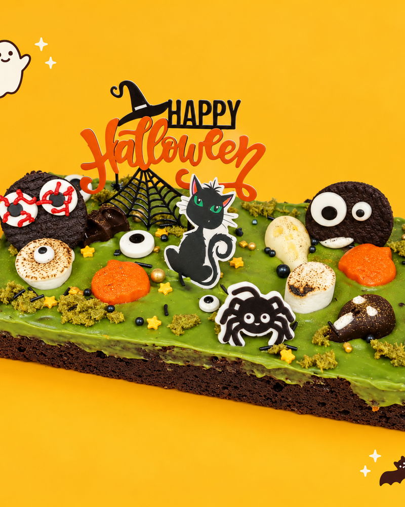 Monster Mash Brownie Slab