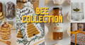 Bee collection homepage banner. Shop Now button.