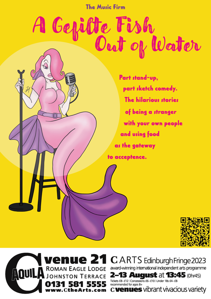 A Gefilte Fish Out of Water - Comedy Poster Awards 2023
