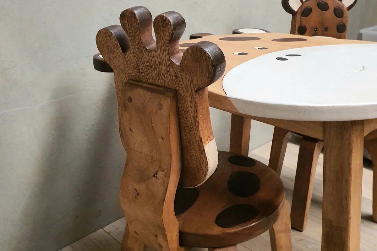 Children's furniture Giraffe Table + 1 Chair Set - Image 5