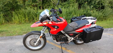 2009 BMW G650GS motorcycle for rent near Woonsocket, RI