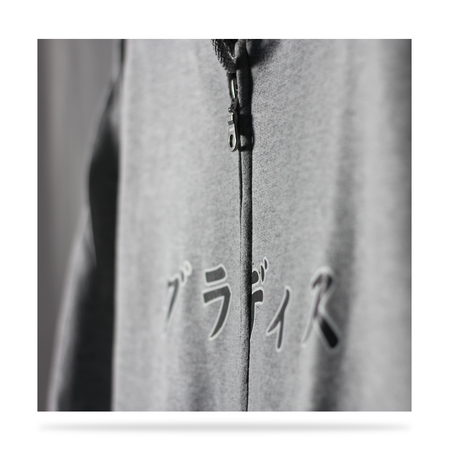 Sports gray cotton fleece pull-over hoodie sj clothing manila philippines