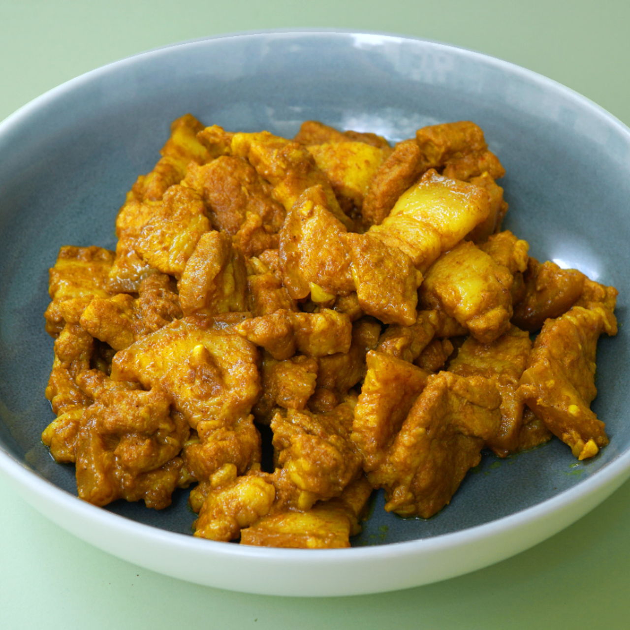 Pork Stir Fry in Turmeric