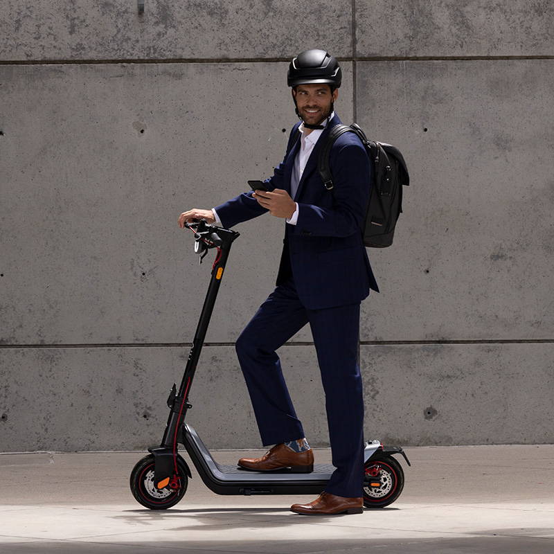 NIU KQi3 Sport Electric Kick Scooter – Adult Scooter, 25 Mile Range, Blue, Used