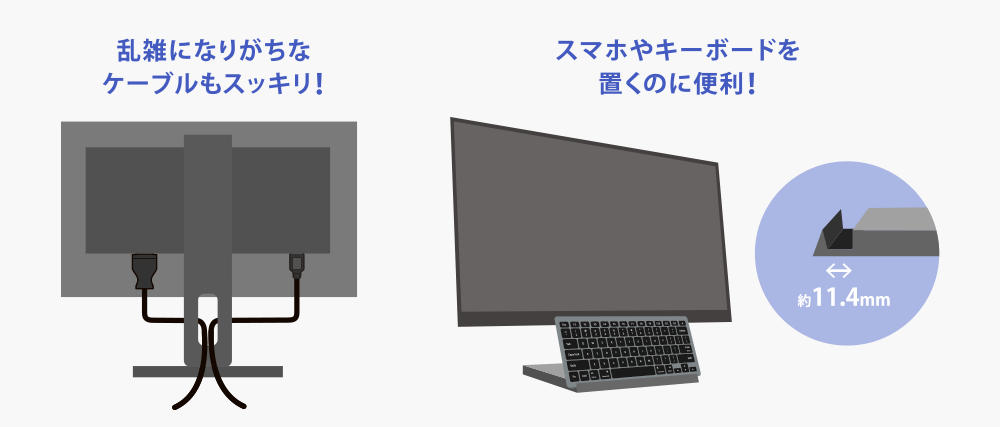 USB Type-C搭載でノートPCへの給電もできる！