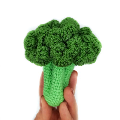 BROCCOLI crochet pattern - Crochet Food Pattern Amigurumi Food Play Kitchen Crochet Vegetables Easy Pattern Tutorial Crochet Toy Pattern