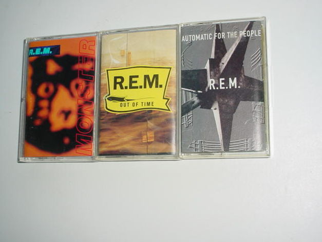 REM - Lot of 3 audio cassette  tapes