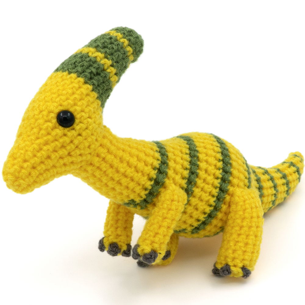 Amigurumi Parasaurolophus-dinosaurus