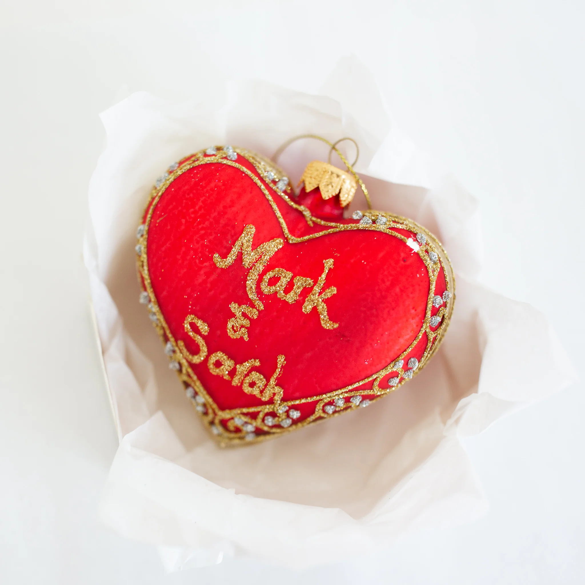Heart Tree Red Bauble