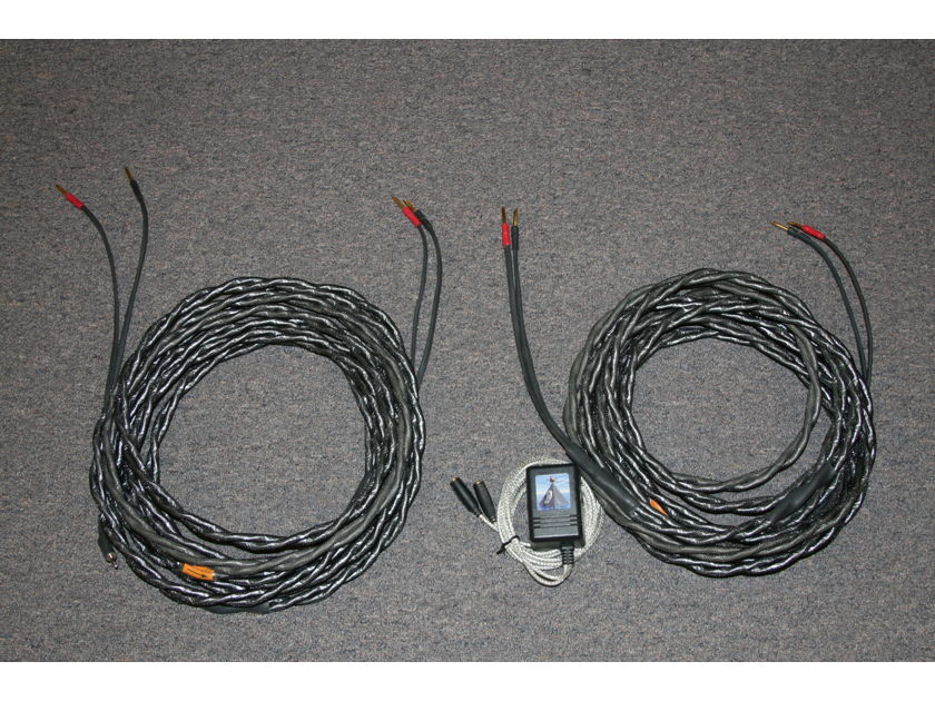 Synergistic Research Tesla Series VORTEX Speaker Cables 24 ft pr Banana - Demo