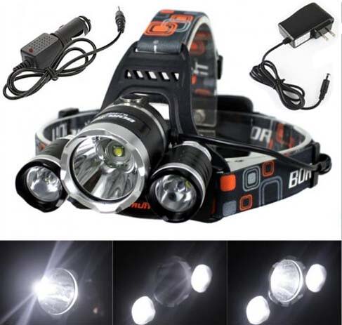 Headlamp with 9000 lumen battery charger