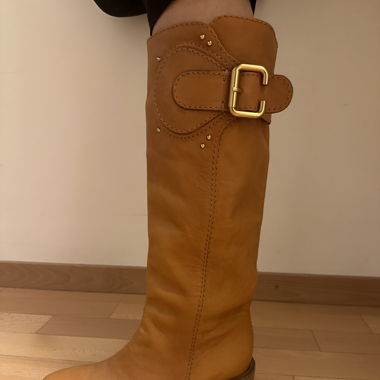 Chloe Leather Riding boots