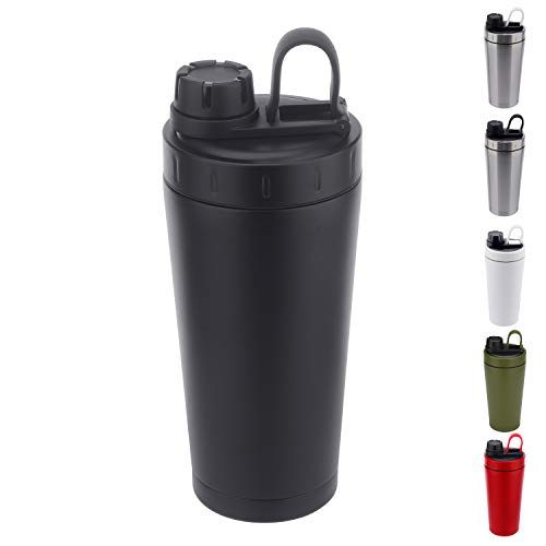 Hydro Flair Stainless Steel Shaker Bottle vs Ello Splendid Glass Shaker