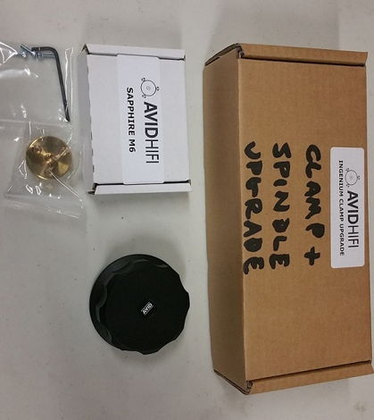 Avid Ingenium spindle and clamp upgrade kit