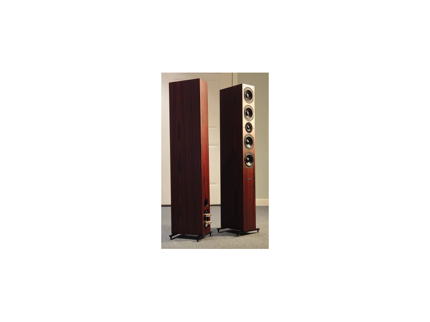 Silverline Audio Prelude Plus Rosewood thin colum speakers-Free Freight