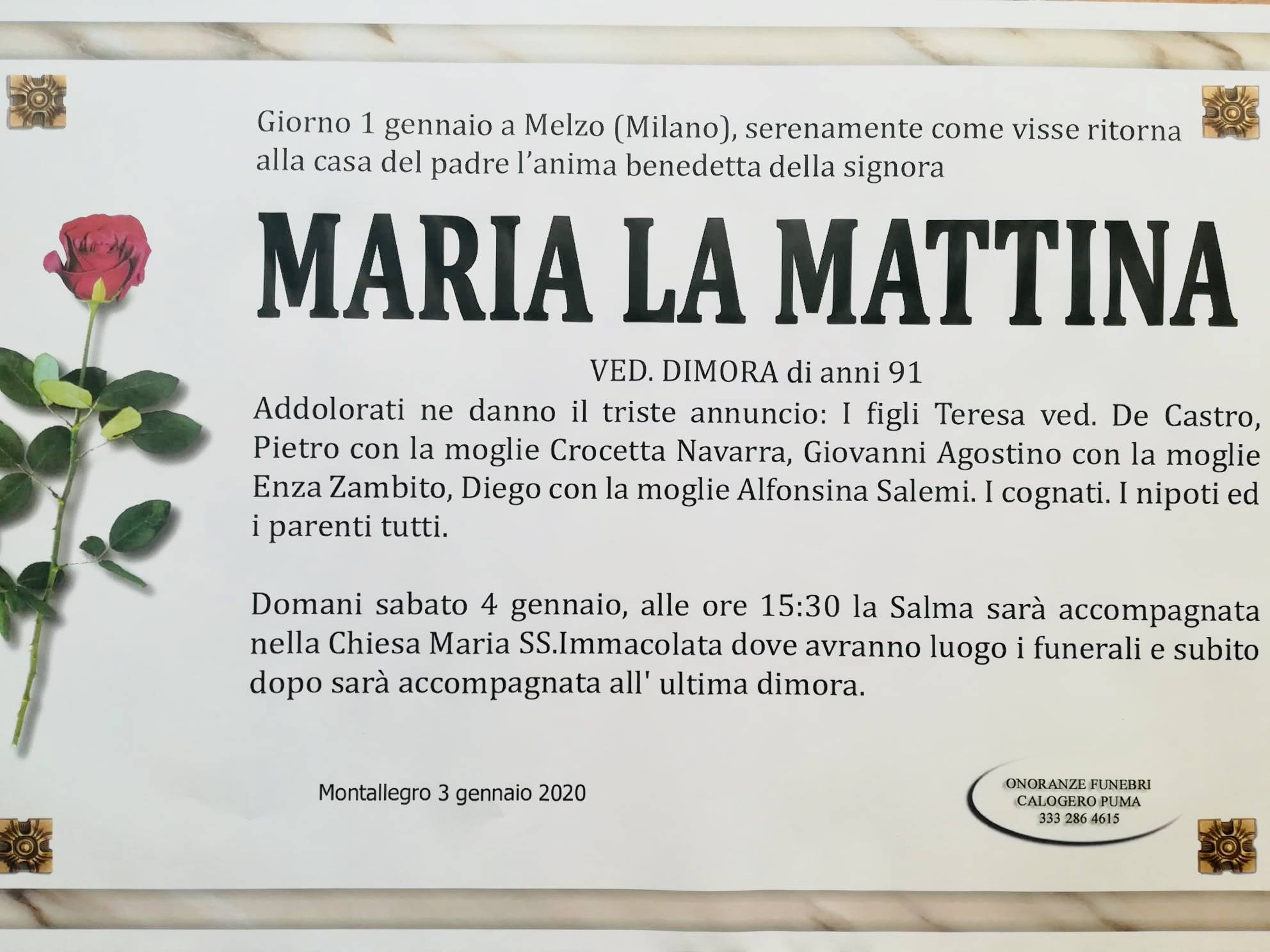 La Mattina Maria