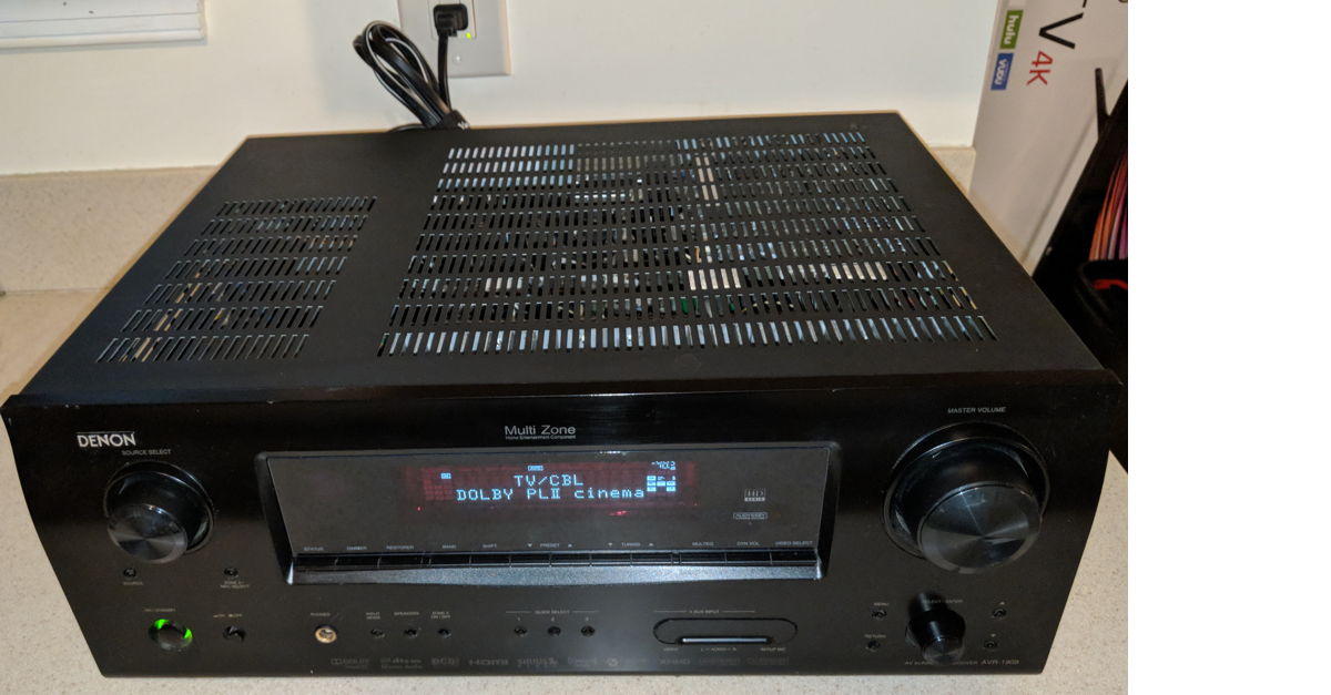 Denon AVR-1909 Home theater receiver with HDMI switching and