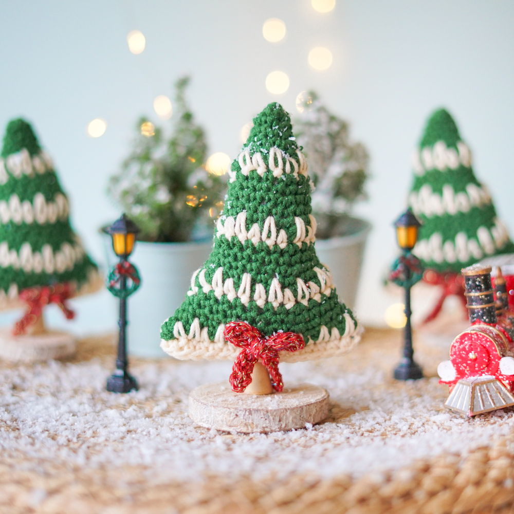 Gehäkelter Weihnachtsbaum