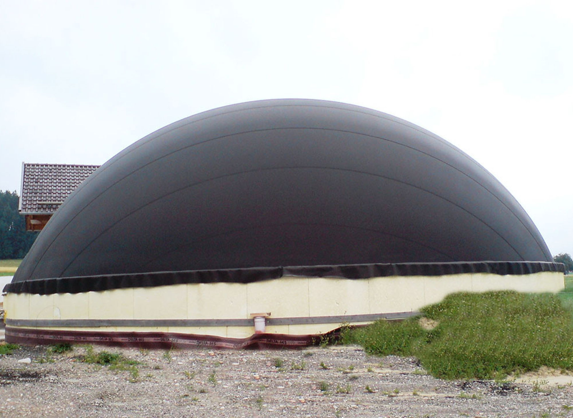EPDM Gasmembrane für die Gasspeicherung von Biogas