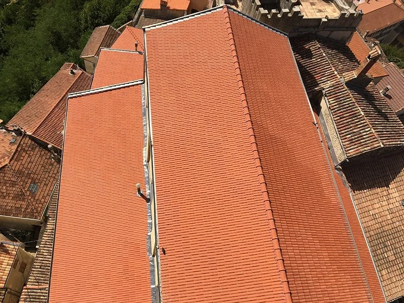 Réfection de la couverture de l’église de Contes — photo 2 sur 17 — CEG TOITURE