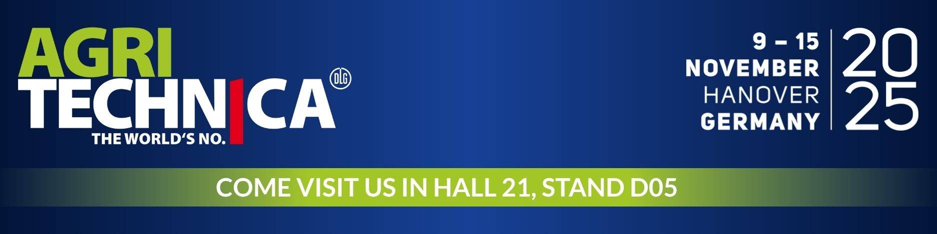 La bannière Agritechnica 2025