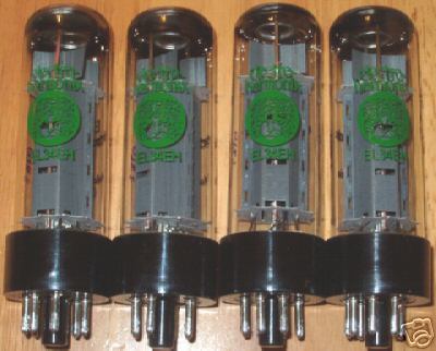 Electro Harmonix EL34 Matched quads tubes, new !