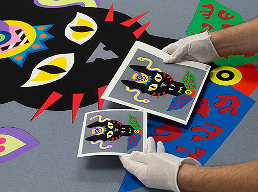 Fine art giclee color proofing