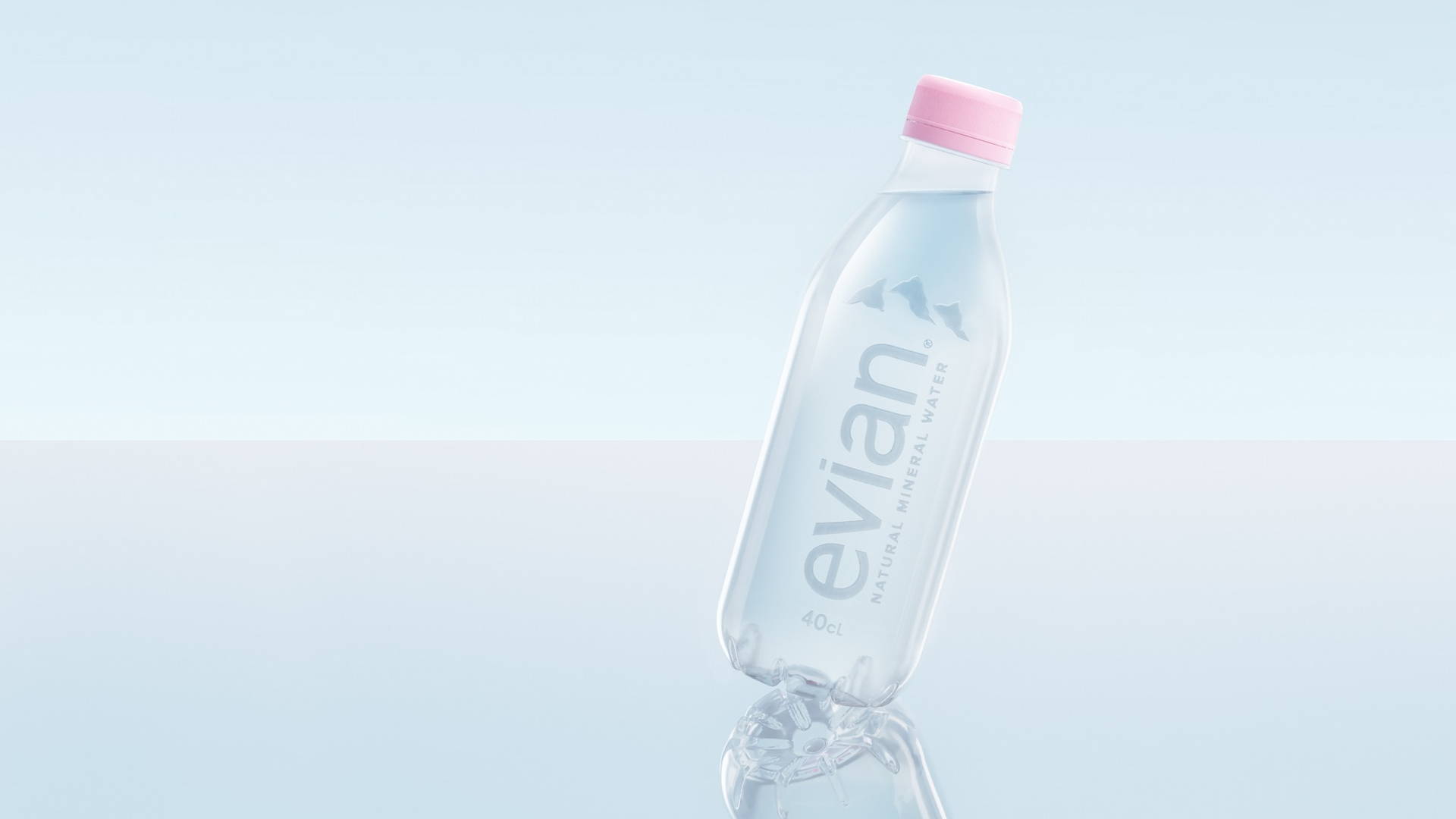 Featured image for Evian's New Bottle Is Completely Circular, Sort Of