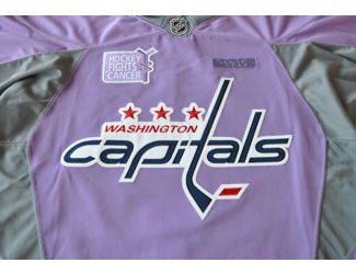 washington capitals hockey fights cancer jersey
