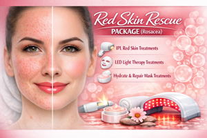 Lovely Skin and Beauty - Red Skin Rescue Package (Rosacea)