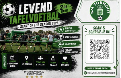 Levend Tafelvoetbal is terug!