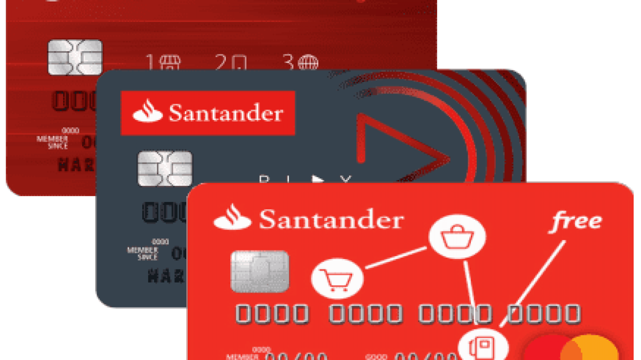 Cartão de crédito e Limite Santander
