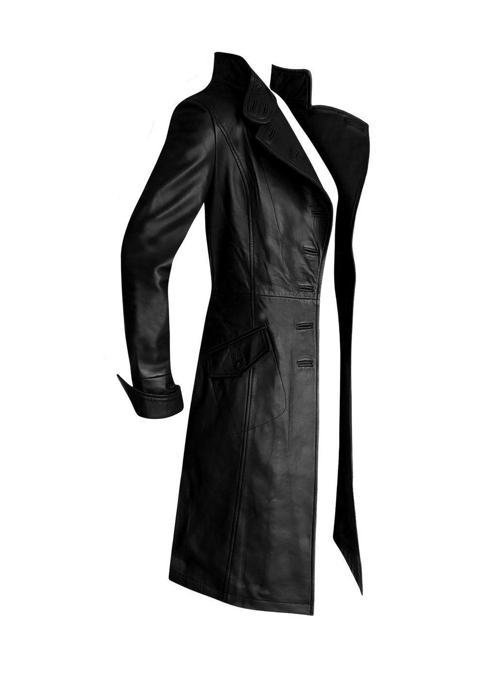 ZARIN - Black LEATHER - Image 4