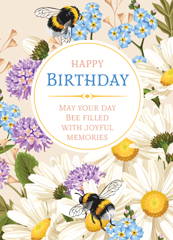 birthday day card seed packets