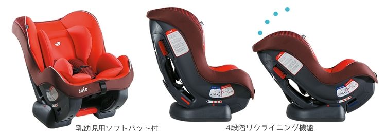Joie チャイルドシート チルト （ギンガムチェック・ブラック） 美品 塗り