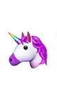 1 unicorn head emoji