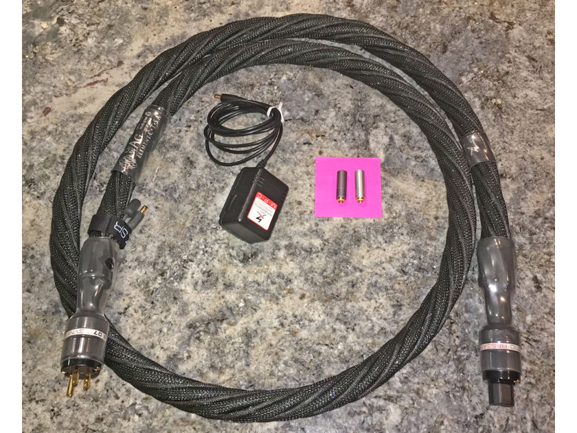 Synergistic Research Copper Tungsten Silver Analog (CTS-A) Power Cord - XLong - Repriced From $3000 to $2200