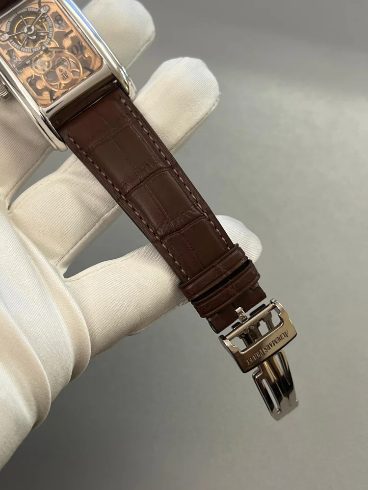 Audemars Piguet Edward Piguet Tourbillon Skeleton Platinum box + papers 2005